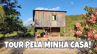 💛TOUR PELA MINHA CASA DE MADEIRA 🏡 ||🗺️ INTERIOR DO PARÁ || CASA NO ALTO - mônica lisboa ❤️