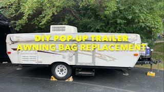 Making a new awning bag for a popup trailer