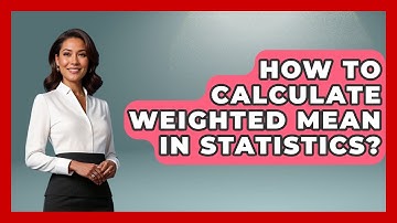How To Calculate Weighted Mean In Statistics? - The Friendly Statistician
