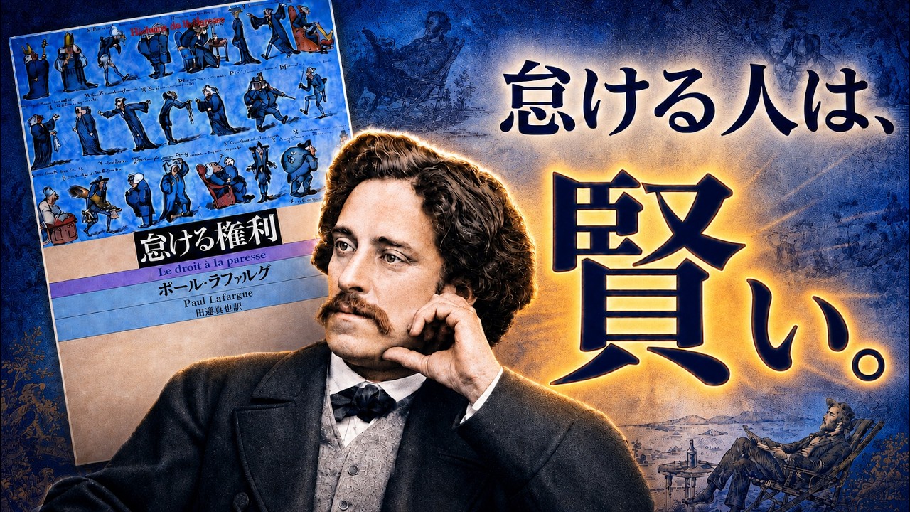 【名著】怠ける権利|もう「頑張り屋さん」は報われない。怠け者ほど豊かになる、新時代のルールとは。