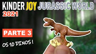 Coleção completa Dinossauros Jurassic World Kinder Ovo
