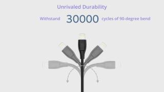 Select Series Apple MFi Certified Lightning to USB Charge & Sync Cable UNBREAkcable lightning cable with best features and valuable price from Syncwire!