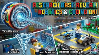 BUILDING A SECRET LAB: Custom LEGO Research Base MOC