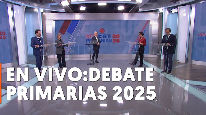 EN VIVO: Debate primarias presidenciales del oficialismo en Mesa Central