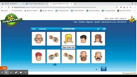 Video 2 Linguascope and Grappling - Y7 Term 3 Week 7 Mis ojos y mi pelo