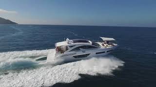 Cruisers Yachts 60 Cantius Running off Catalina!