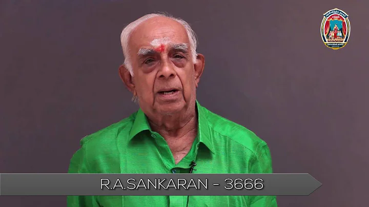 NADIGAR SANGAM | MEMBERS VIDEO | R.A.SANKARAN - 36...