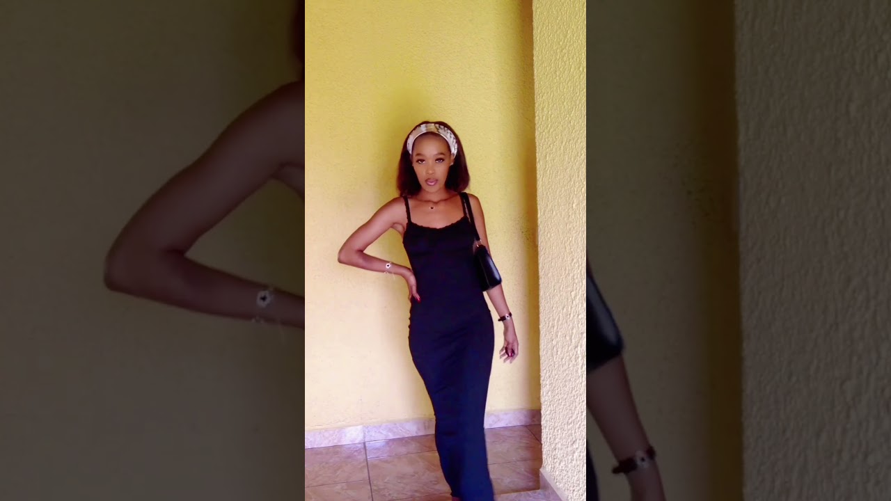 My OOTD  from the other day #youtubeshorts #ootdfashion #longdress #errands #blackdress