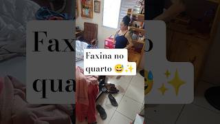 Rotina no quarto 😱✨#Limpeza #Faxina