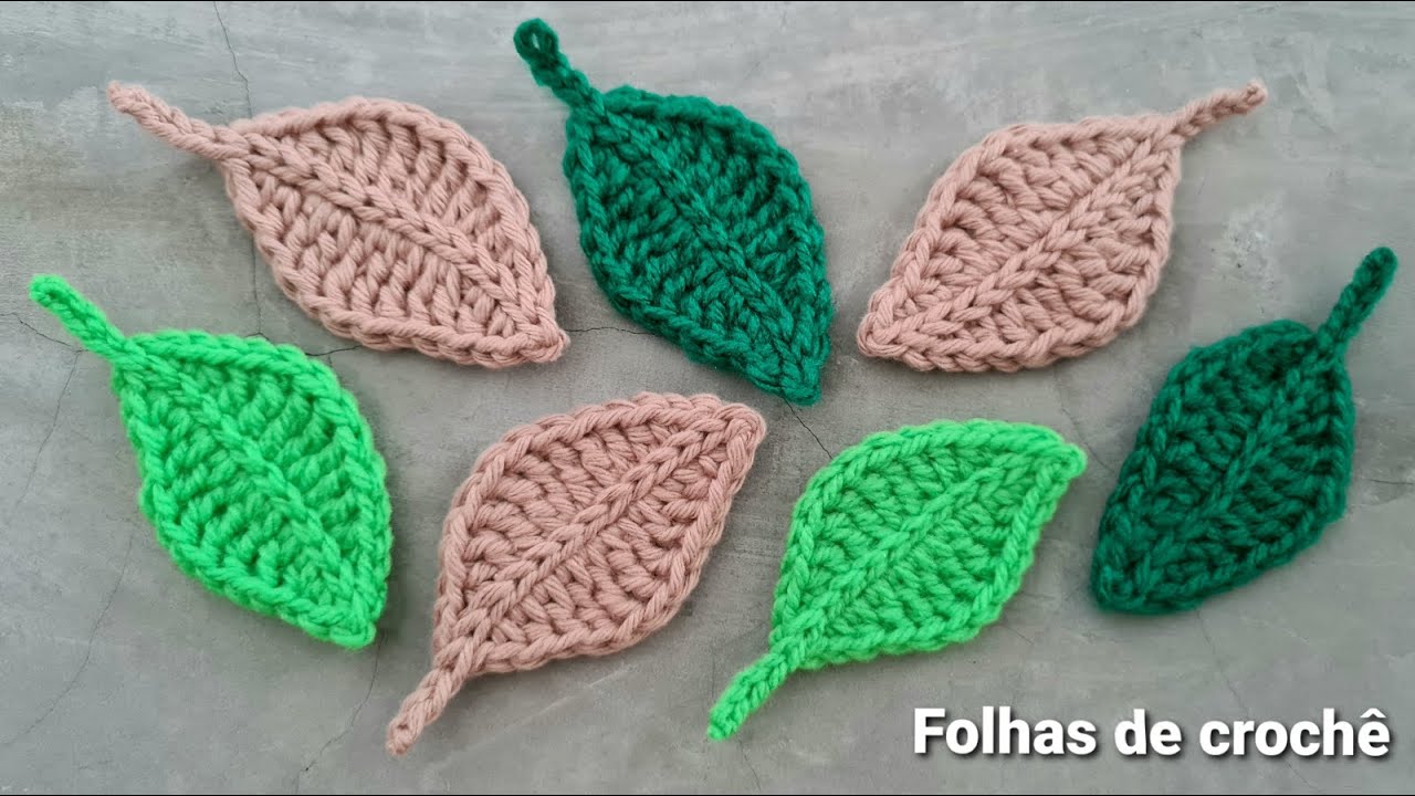 Folha de crochê