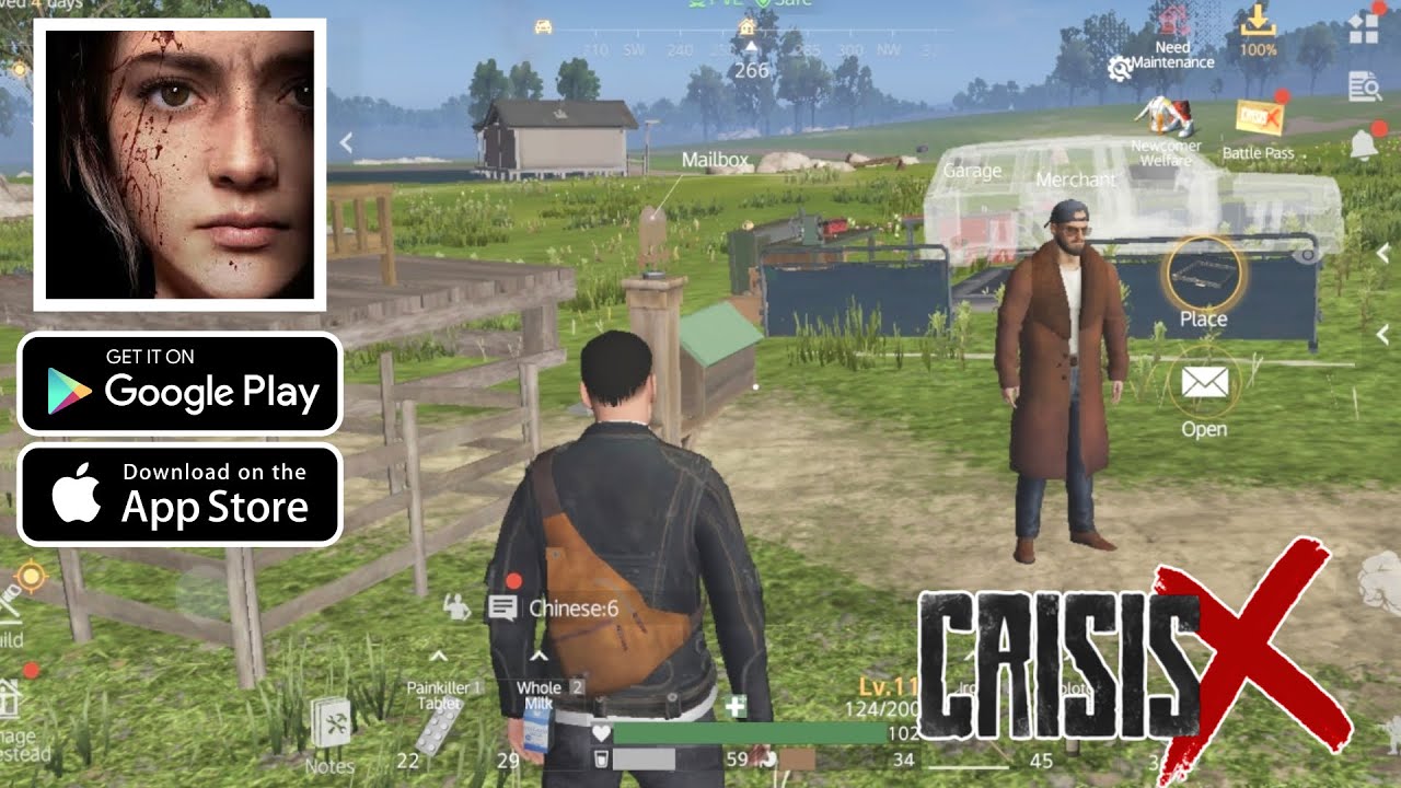 Crisis X New Update APK Download For Android/ iOS | Survival Open World Gameplay Android/iOS CrisisX