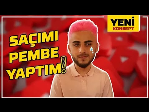 İDDİAYI KAYBETTİM VE SAÇIMI PEMBEYE BOYADIM