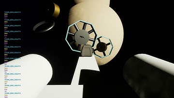 Unreal Engine 5 Aposfera Space Project - First Space Station Prototype Docking Test