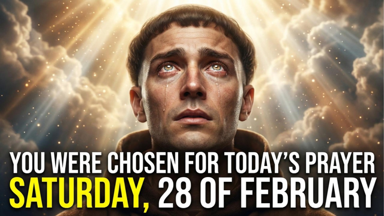 SATURDAY 28 FEBRUARY — If this appeared, Saint Anthony is listening