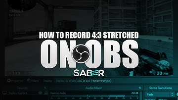 HOW TO RECORD 4:3 STRETCHED ON OBS!! (EASY FIX)