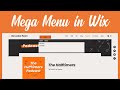 How To Build A Dropdown Mega Menu in Wix | Wix Website Tutorial