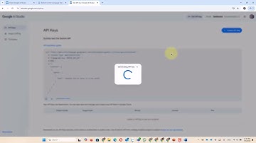 Hướng dẫn lấy API key từ Google AI Studio