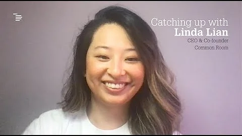 Danny Rimer catching up with Linda Lian, CEO & Co-...