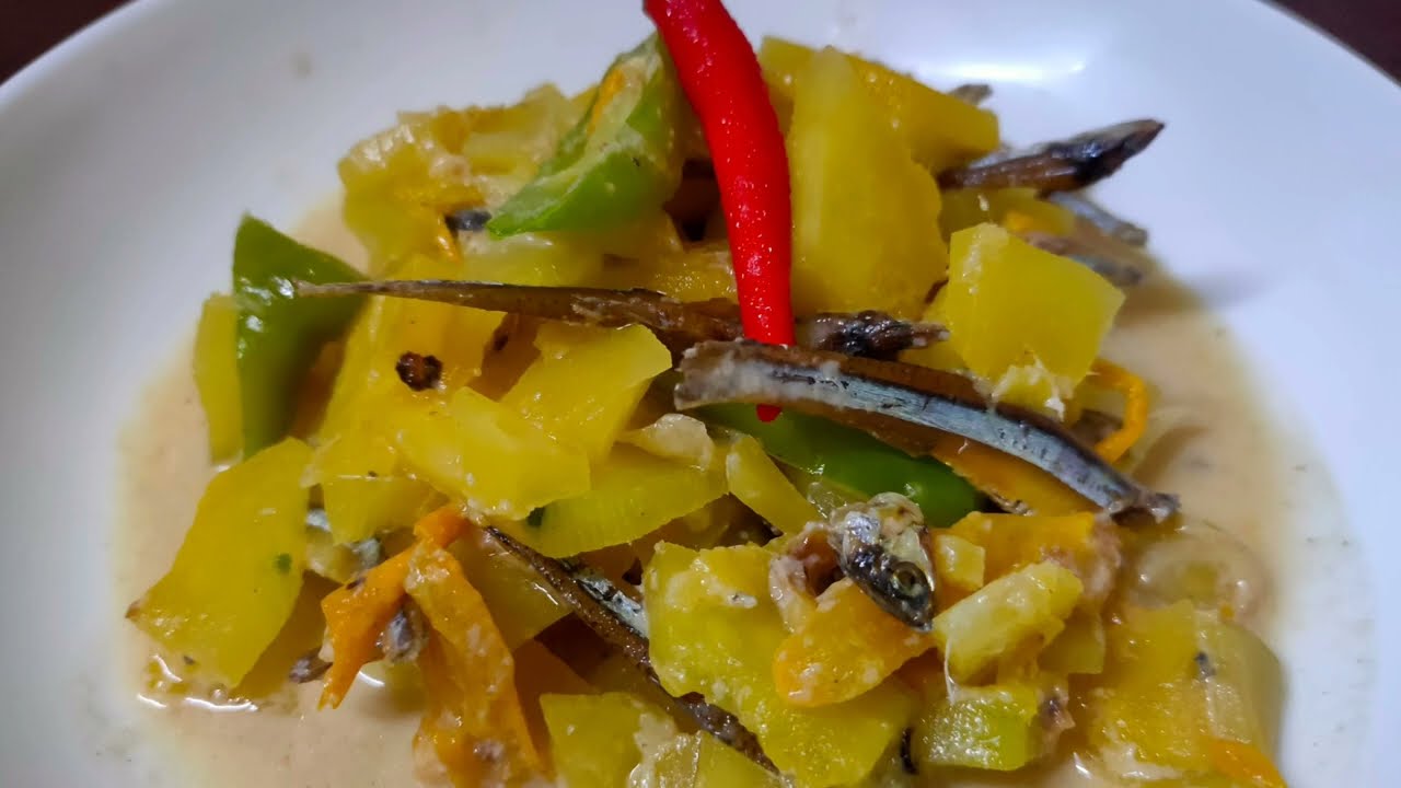 GINATAANG PAPAYA WITH DILIS YouTube