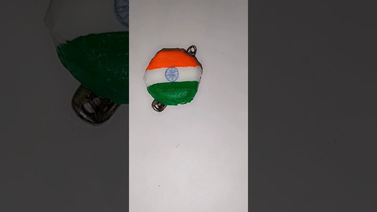 kya aapko pta h तिरंगा kisne design Kiya tha? DIY flag badge 