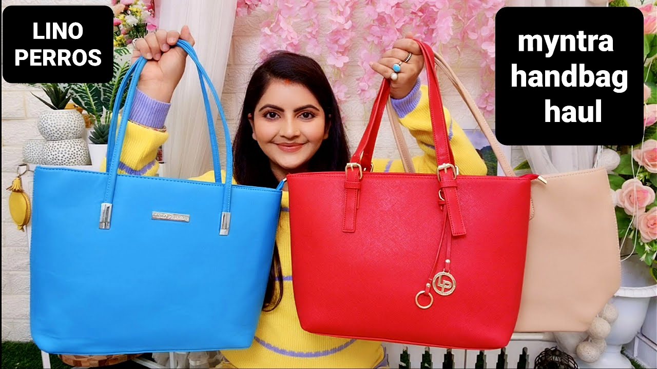 My handbags collection from Myntra || mom's collection || Myntra haul part  -2 - YouTube
