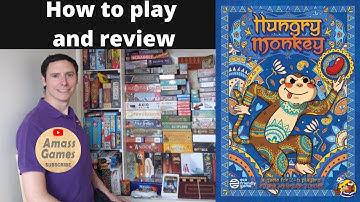 Hungry Monkey how to setup play and review board game Castle Con AmassGames 4K #games #boardgame
