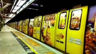 {EAL} COC Advertisement SP-1900 train (E219-E217) arriving & departing @ MTR Fanling Station