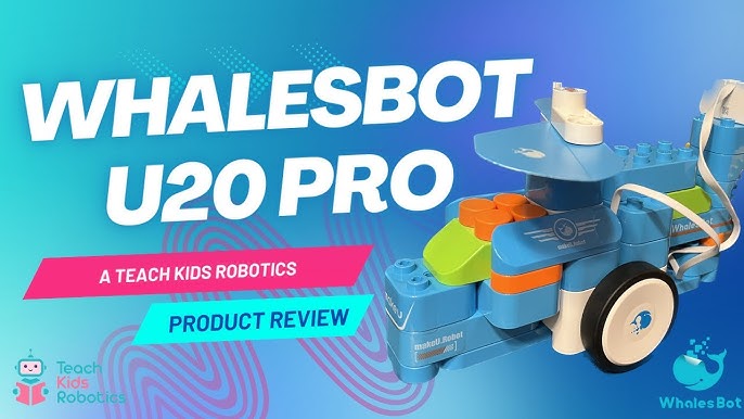  WhalesBot B3 Pro Coding Robot - 24-in-1 STEM Robotic Kit for  Kids 4-6, Screen-Free Coding Pen & Cards, Early STEM Education