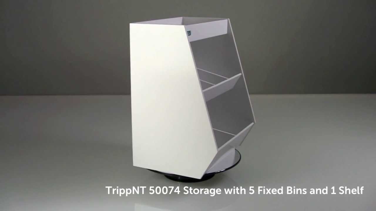 TrippNT Small Lab Storage Shelf with 16 Adjustable Bins, Quantity: Each