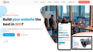 How To Create a Responsive Website Using HTML, CSS & JavaScript
