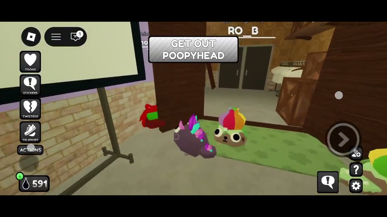 Hunting organic pebble with too many people (DANDYS WORLD. IT WAS FAKE :/)