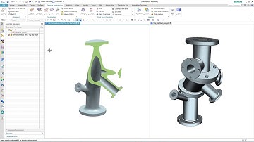 NX12 Topology Optimisation and Convergent Modelling Pipe Assembly