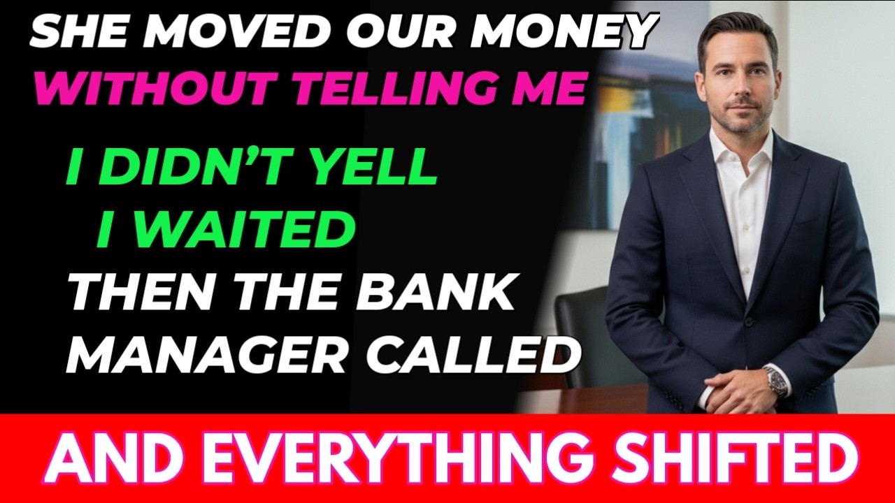 My Wife Moved the Money Without Telling Me — The Bank Manager Called Me Instead