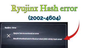 Ryujinx Hash error VerificationFailed (2002-4604) Fix