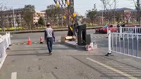 Speed Adjustable 12V Backup Battery Boom Barrier Gate with Vehicle Loop Detector, Boom Barrier, Toll