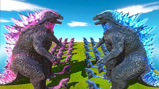 Epic Godzilla War - Growing Godzilla New Empire VS Godzilla Blue New Empire | ARBS