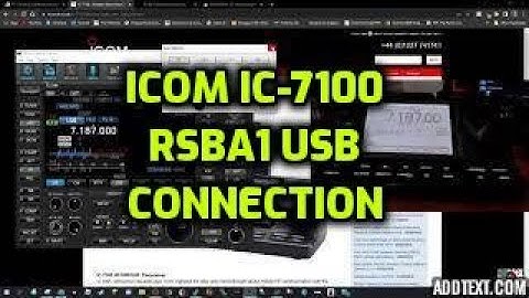 ICOM IC-7100 with RSBA1 Software v2 (£22) Ebay