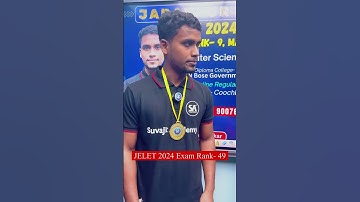 JELET 2024 Exam Rank 49 | Jadavpur University | Department CSE | Pritam Sarkar Offline Student