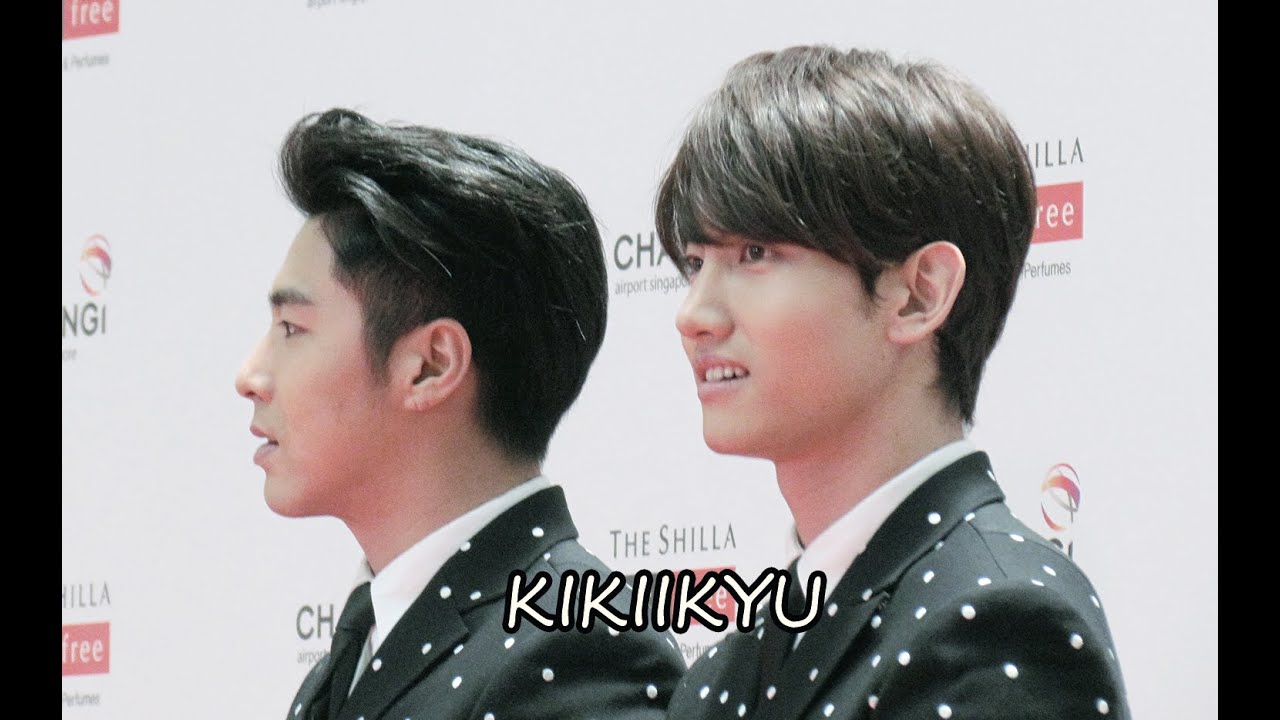 150210 TVXQ at the Shilla Duty Free Grand Opening Event in SG