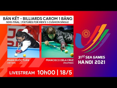 Video TRỰC TIẾP | BÁN KẾT | BILLIARDS CAROM 1 BĂNG | PHẠM... - youtube