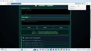 Aplikasi kriptografi menggunakan metode Caesar Cipher 