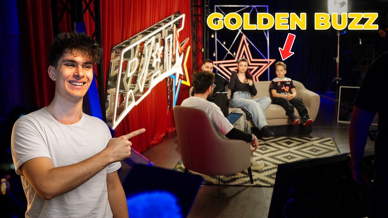 O zi în CULISE cu câștigătorul GOLDEN BUZZ-ULUI