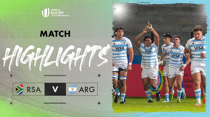 Argentina RAMPAGE | South Africa v Argentina | World Rugby U20 Championship 2024 Match Highlights