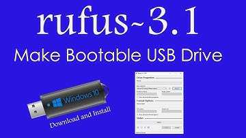 Make USB Bootable Drive Windows xp, 7, 8, 8.1, 10 using rufus 3.1