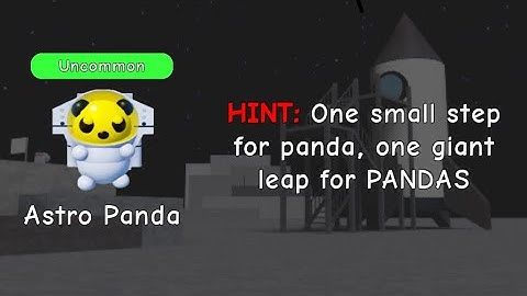 How To Get The “Astro” Panda | Find The Pandas #roblox #panda