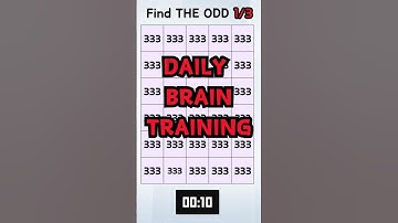 Brain Exercises | Quiz | brain games | Daily Brain Workout