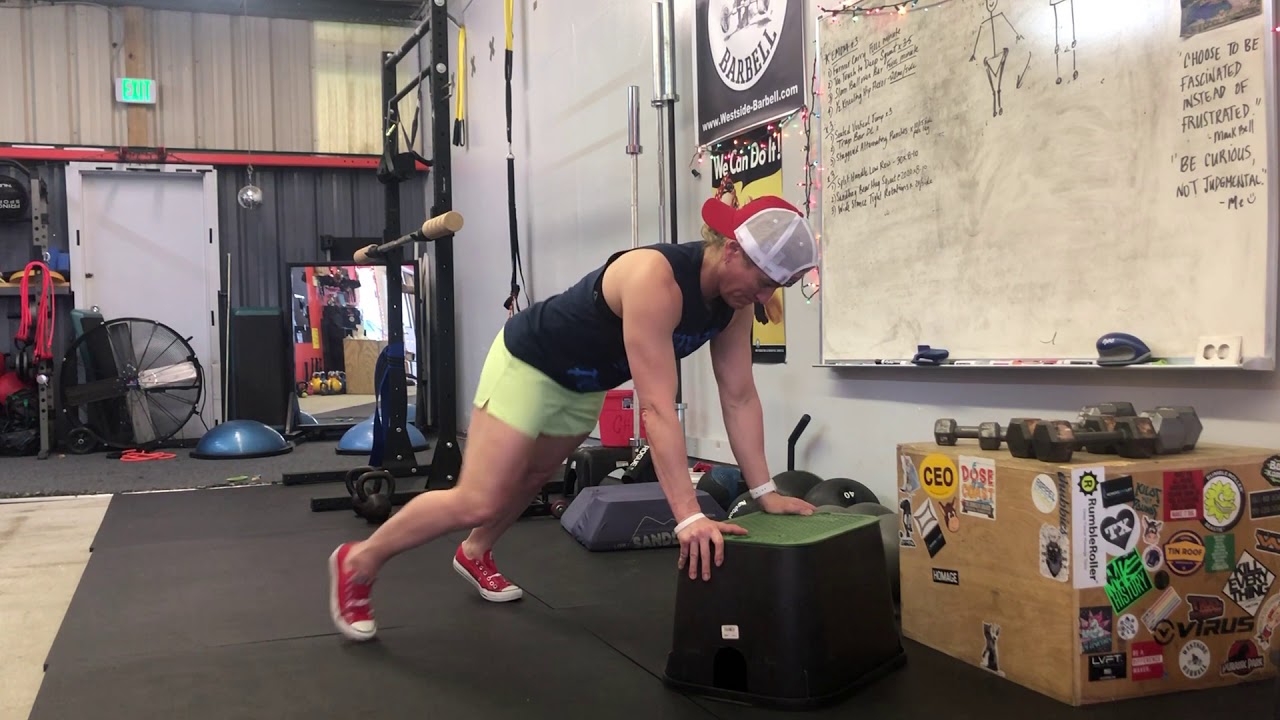 Benign Burpee with Hands Elevated Variations - YouTube