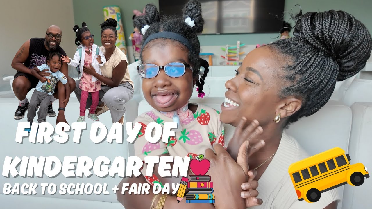 FIRST DAY OF KINDERGARTEN | BACK TO SCHOOL SHOPPING| FAIR AND MORE