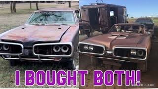I bought TWO FC7 purple 4 speed 1970 Superbees from a private junkyard in southwest Colorado!