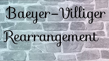 Baeyer Villiger Oxidation; Rearrangement; Reaction mechanism, tricks to solve questions#CSIR#NET#JRF